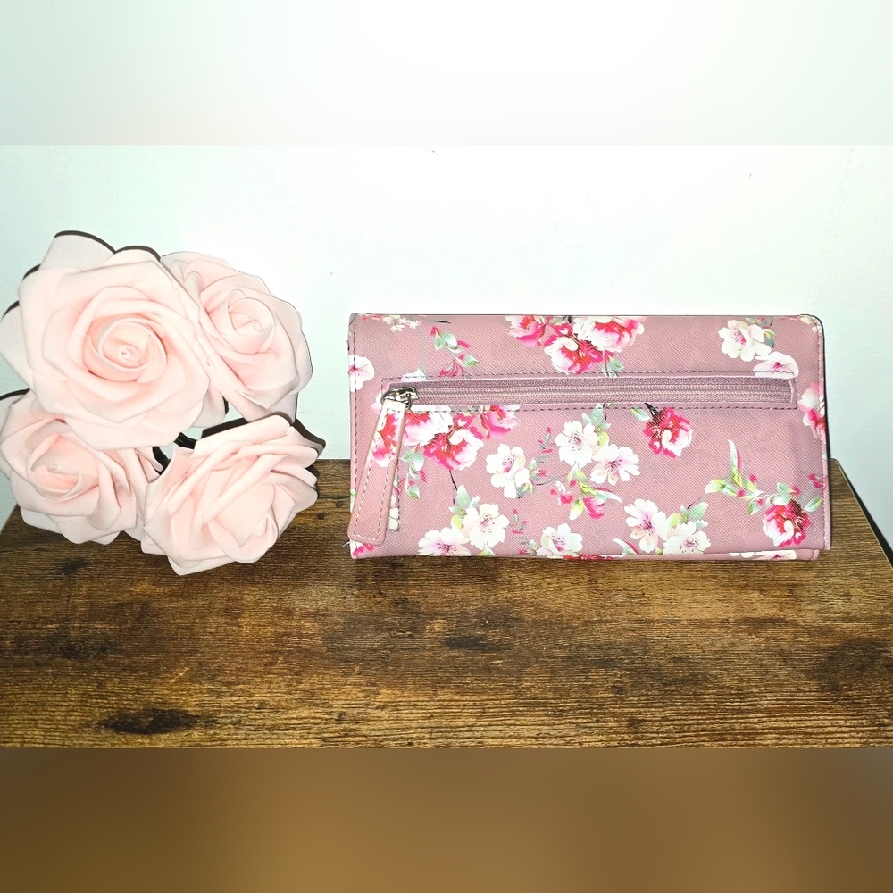 Tahari Pink Floral Women's Wallet